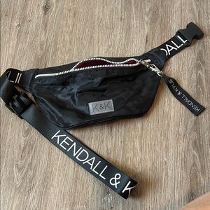 Kendall & Kylie Black Belt Bag